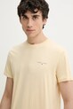 Одяг Бавовняна футболка Tommy Jeans DM0DM21188 жовтий