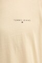 Бавовняна футболка Tommy Jeans жовтий DM0DM21188