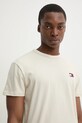 Бавовняна футболка Tommy Jeans бежевий DM0DM20322