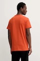 Odzież Tommy Jeans t-shirt bawełniany DM0DM20322 pomarańczowy