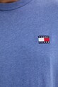 Tommy Jeans tricou din bumbac DM0DM20322 violet