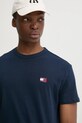 Tommy Jeans tricou din bumbac bleumarin DM0DM20322