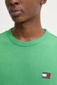 Tommy Jeans t-shirt bawełniany zielony DM0DM20322