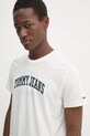 Одежда Хлопковая футболка Tommy Jeans DM0DM20362 бежевый