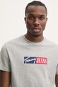 Bavlnené tričko Tommy Jeans sivá DM0DM20365