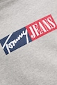 Bavlnené tričko Tommy Jeans DM0DM20365 sivá