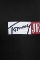 Tommy Jeans tricou din bumbac negru DM0DM20365