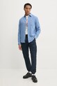 Хлопковая футболка Tommy Jeans DM0DM21191 бежевый SS25