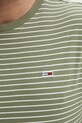 Бавовняна футболка Tommy Jeans DM0DM20377 зелений