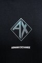 Bombažna kratka majica Armani Exchange XM000276.AF12308 mornarsko modra