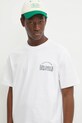 Les Deux t-shirt bawełniany biały LDM101204