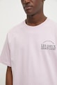 Les Deux t-shirt bawełniany LDM101204 różowy