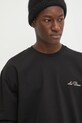 Les Deux t-shirt bawełniany czarny LDM101209