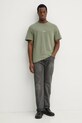 Les Deux tricou din bumbac LDM101184 verde SS25