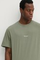 Les Deux tricou din bumbac verde LDM101184