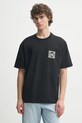 Îmbrăcăminte Les Deux tricou din bumbac LDM101212 negru