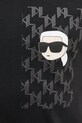Бавовняна футболка Karl Lagerfeld 551251.755095 чорний