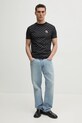Бавовняна футболка Karl Lagerfeld 551251.755096 чорний SS25