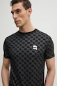 Karl Lagerfeld tricou din bumbac negru 551251.755096