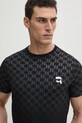 Karl Lagerfeld tricou din bumbac negru 551251.755099
