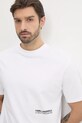 Karl Lagerfeld tricou din bumbac alb 551230.755192