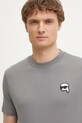 Karl Lagerfeld tricou din bumbac gri 551224.755710