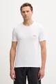 HUGO T-shirt męski bawełniany T-SHIRT RN TRIPLET P 3-pack 50532811 różowy SS26