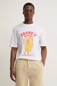 HUGO Blue t-shirt bawełniany biały 50532123