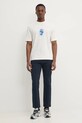 HUGO Blue t-shirt 50533391 beżowy SS25