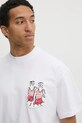 Хлопковая футболка MSGM белый 3840MM140.257002