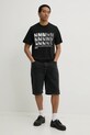MSGM tricou din bumbac 3840MM110.257097 negru SS25