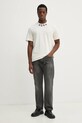 Бавовняна футболка MSGM 3840MM102.257002 бежевий SS25