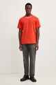 Хлопковая футболка MSGM 3840MM102.257002 оранжевый SS25
