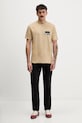 Bavlněné tričko Karl Lagerfeld Jeans A1M17001 béžová AA00