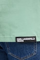 Karl Lagerfeld Jeans tricou din bumbac A1M17002 verde