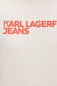 Karl Lagerfeld Jeans tričko pánske bavlnené A1M17002 béžová