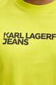 Bavlněné tričko Karl Lagerfeld Jeans A1M17002 zelená