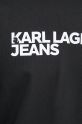 Хлопковая футболка Karl Lagerfeld Jeans A1M17002 чёрный