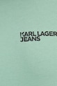 Хлопковая футболка Karl Lagerfeld Jeans A1M17003 зелёный
