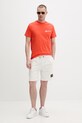 Karl Lagerfeld Jeans t-shirt męski bawełniany A1M17003 pomarańczowy AA00