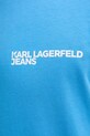 Karl Lagerfeld Jeans t-shirt męski bawełniany A1M17003 niebieski