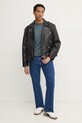 Karl Lagerfeld Jeans tricou din bumbac A1M17003 gri SS25