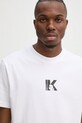Karl Lagerfeld Jeans pamut póló fehér A1M17044