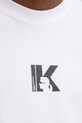 Karl Lagerfeld Jeans pamut póló A1M17044 fehér