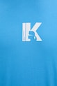 Karl Lagerfeld Jeans t-shirt męski bawełniany A1M17044 niebieski