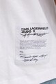 Бавовняна футболка Karl Lagerfeld Jeans A1M17154 білий