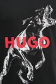 HUGO t-shirt bawełniany 50530607 czarny