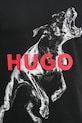 HUGO t-shirt bawełniany 50530607 czarny