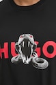 HUGO t-shirt bawełniany 50530607 czarny