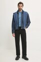 Хлопковая футболка Karl Lagerfeld A1M46070 голубой SS25
